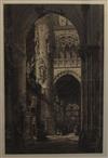 Collection of approximately 17 prints, including etchings and drypoints.